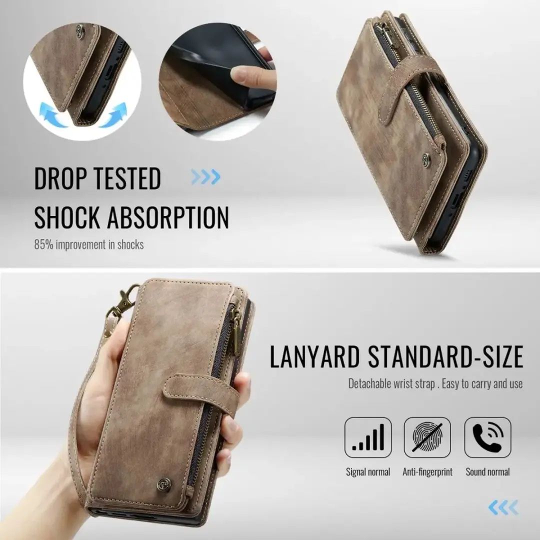 Caseme C30 Hoesje Samsung Galaxy A36 - Bruin