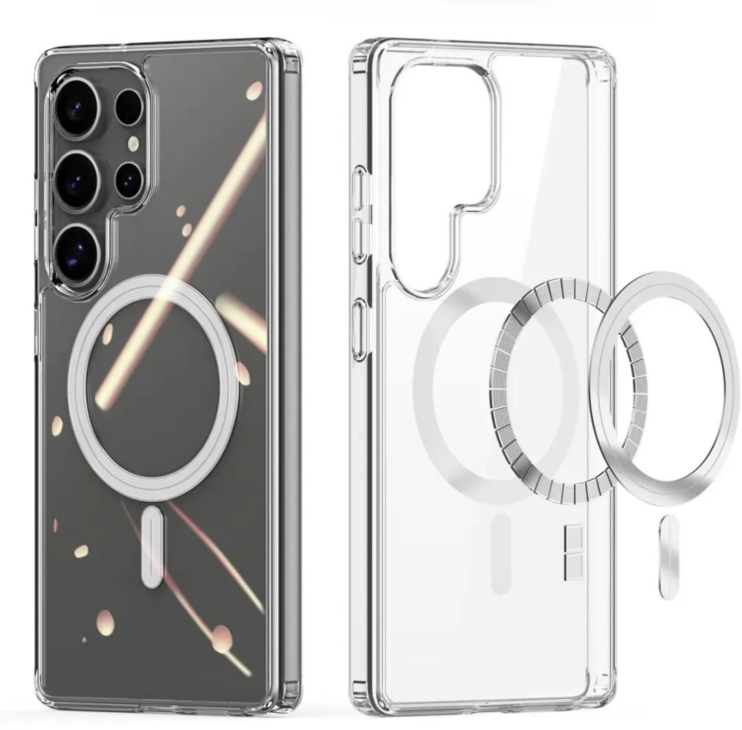 Dux Ducis Galaxy S25 Ultra Hoesje - Magnetisch - Transparant - afbeelding 3 van 6