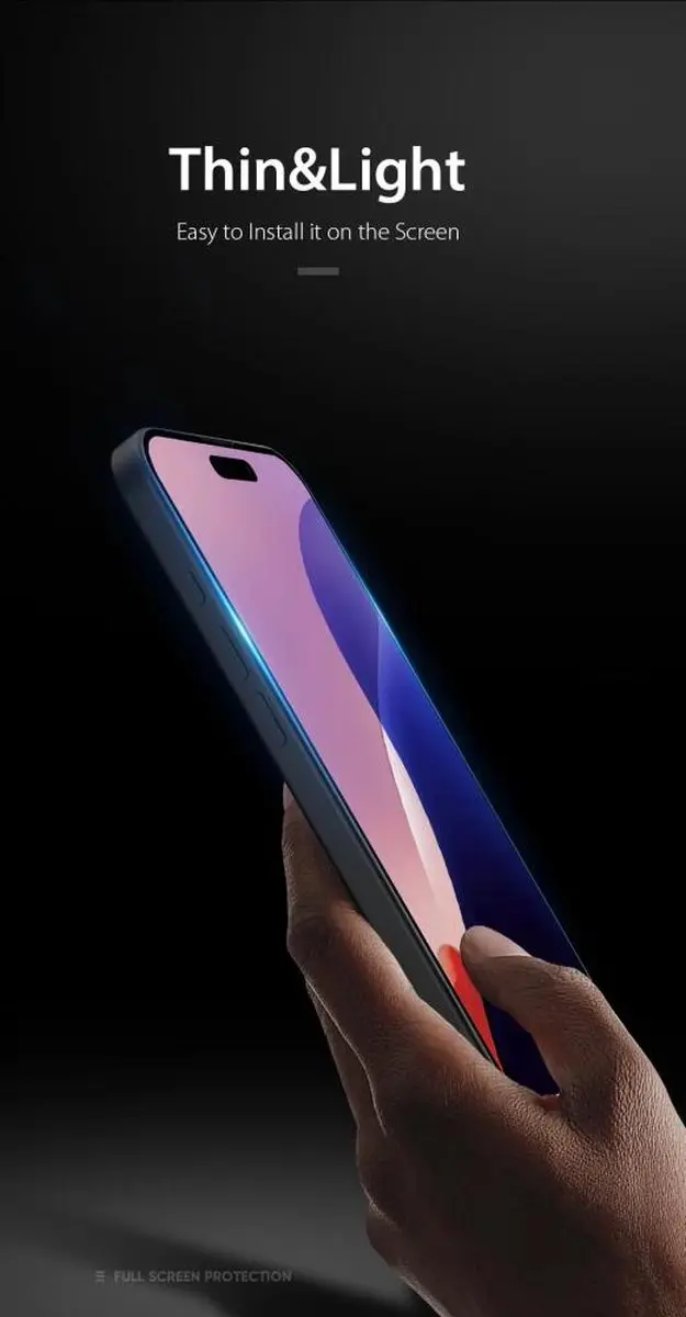 Dux Ducis iPhone 16 Pro Tempered Glass Screenprotector - Zwart