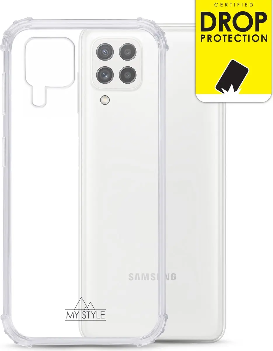 My Style MSPFCS1082 Telefoonhoesje - Samsung Galaxy A22 4G - Transparant - afbeelding 6 van 6