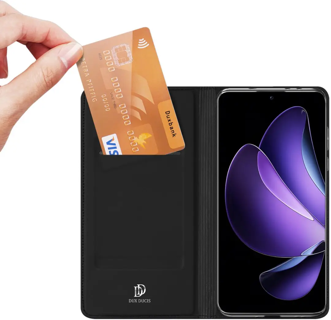 Dux Ducis Slim Softcase Bookcase Oppo Reno 13 SH00085739 - Zwart