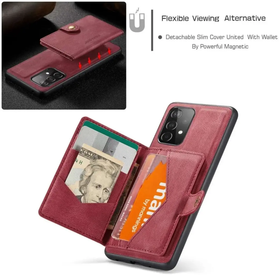 Caseme JH-01 Hoesje Samsung Galaxy A32 5G - Rood