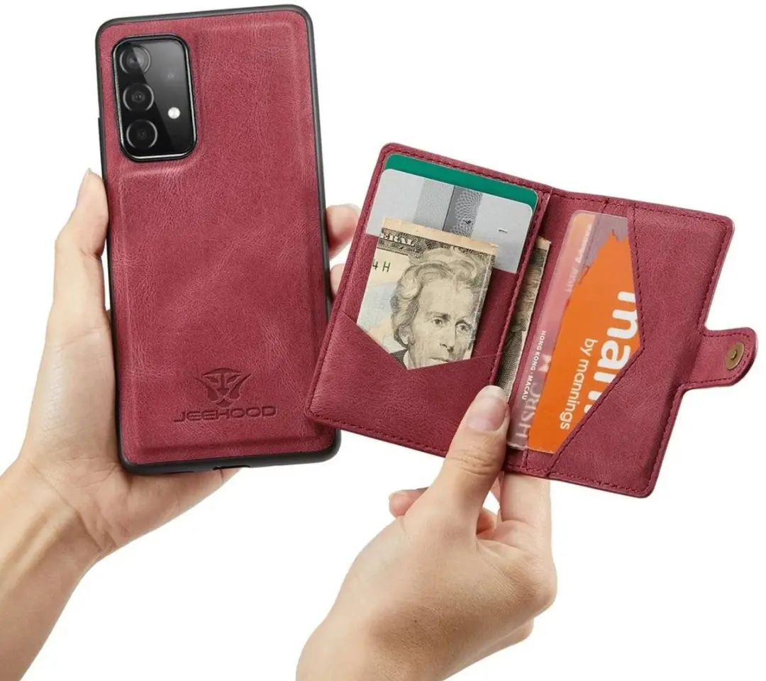 Caseme JH-01 Hoesje Samsung Galaxy A32 5G - Rood