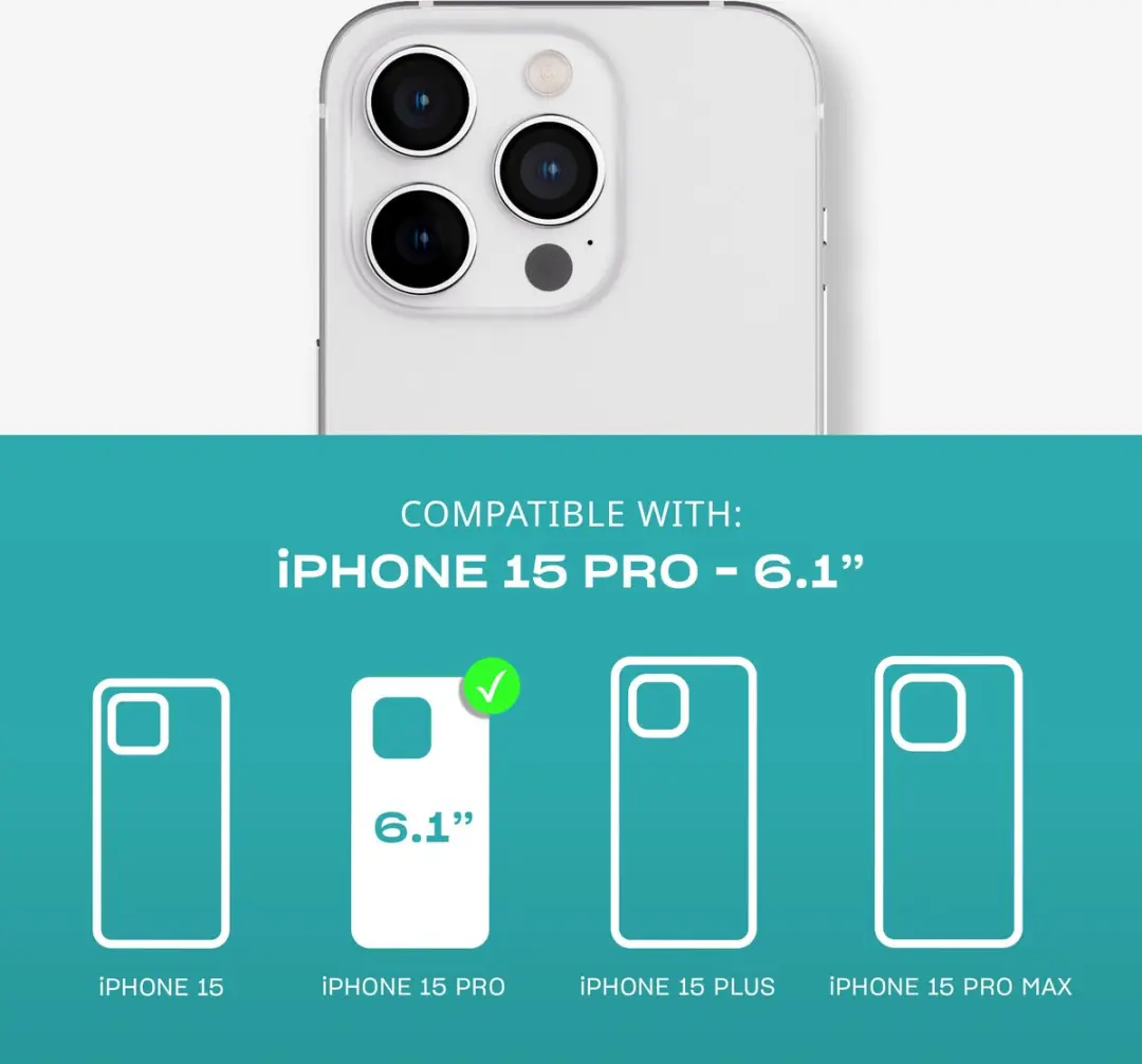 Tech21 Evo Lite Clear iPhone 15 Pro Hoesje - T21-10283 - Semi-Transparent