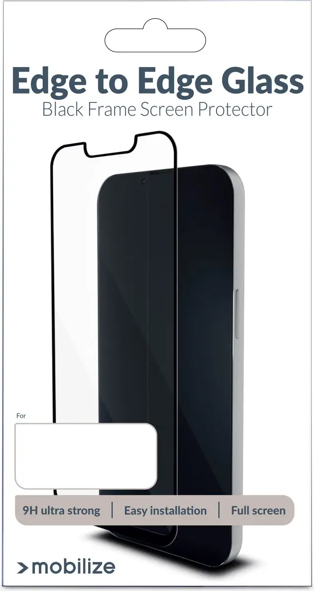 Mobilize iPhone 15 Plus Glazen Screenprotector - Case Friendly