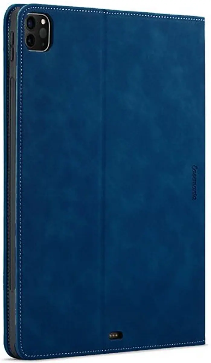 Caseme Bookcase Hoesje iPad Pro 11 - Donkerblauw Kunstleer