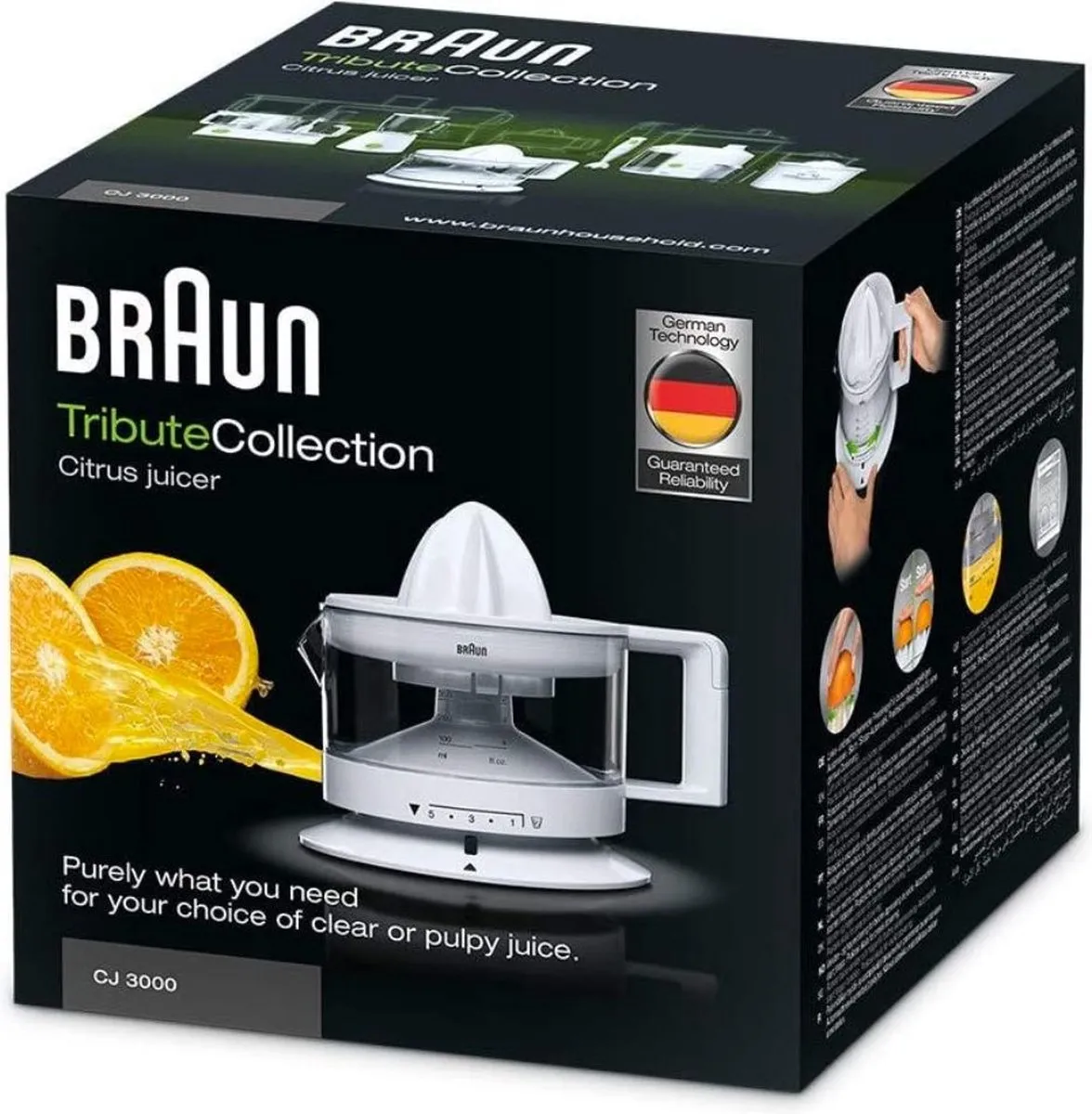 Braun TributeCollection CJ 3000 WH Elektrische Citruspers - Wit