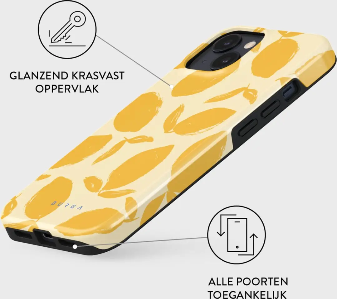 Burga Tough Case Apple iPhone 13 Lemon Tart