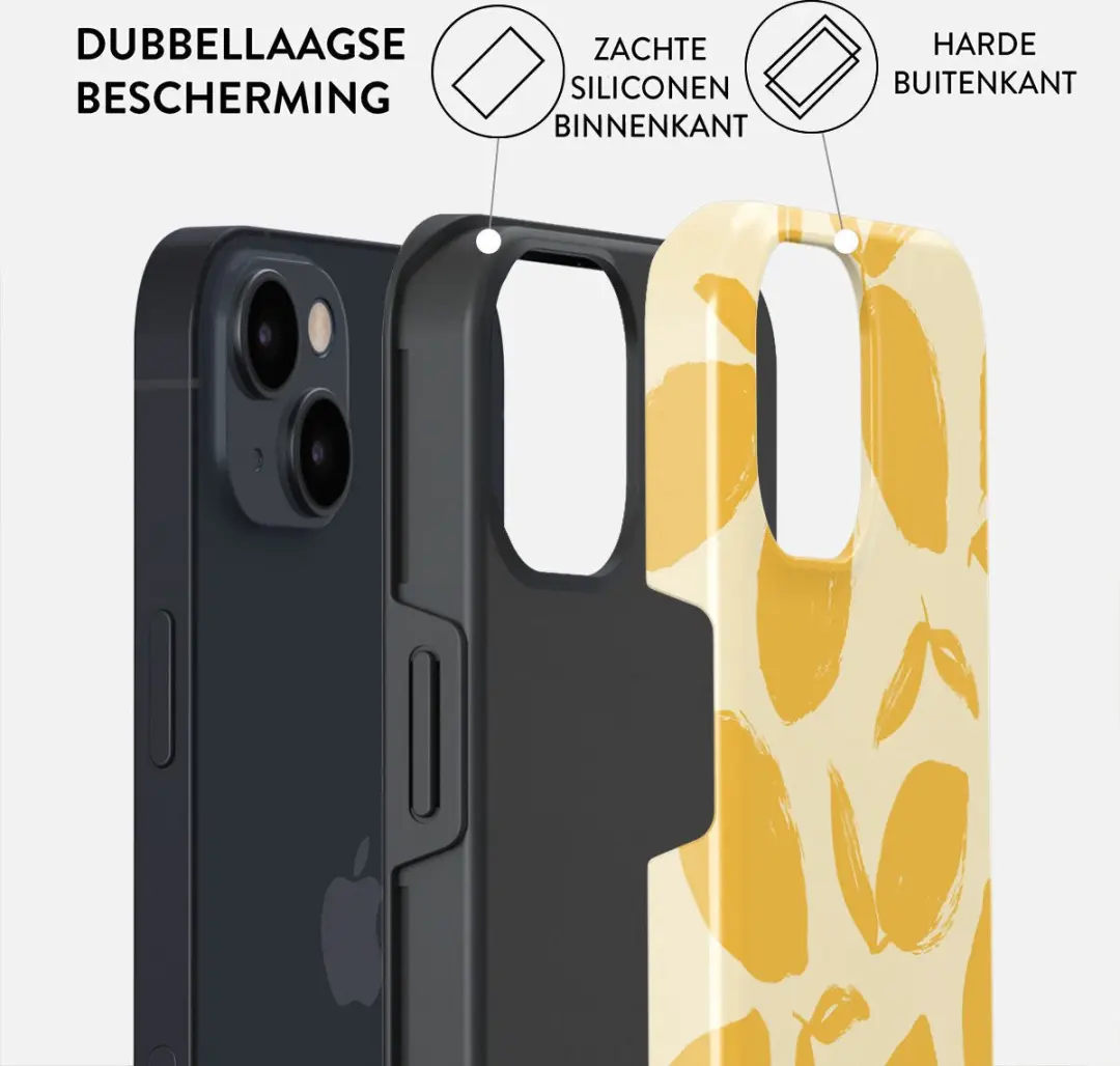 Burga Tough Case Apple iPhone 13 Lemon Tart