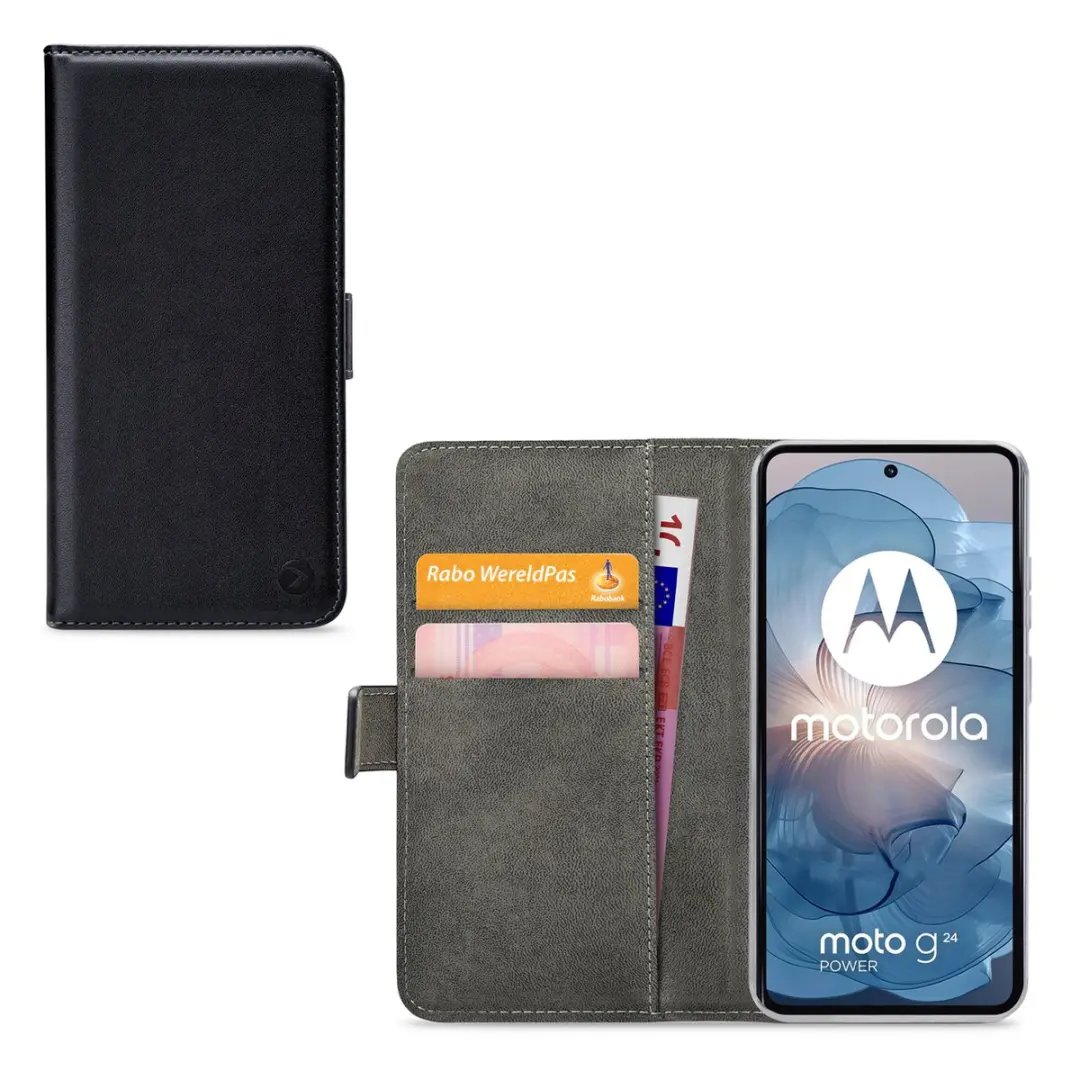 Mobilize Classic Gelly Wallet Bookcase Motorola Moto G24 - Zwart
