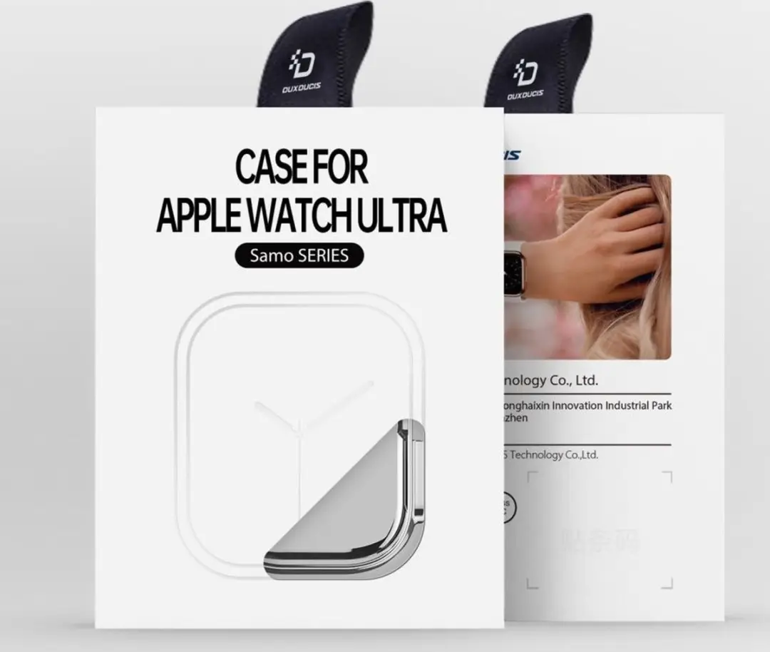 Dux Ducis Apple Watch Ultra Hoesje Full Protect 49mm - Zilver