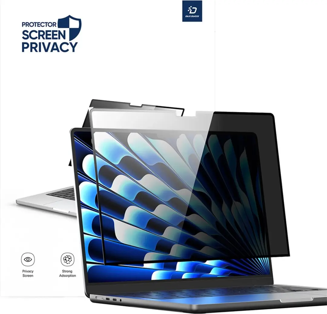 Dux Ducis Privacy Screenprotector 6934913007440 - MacBook Pro 15.4 - afbeelding 6 van 6