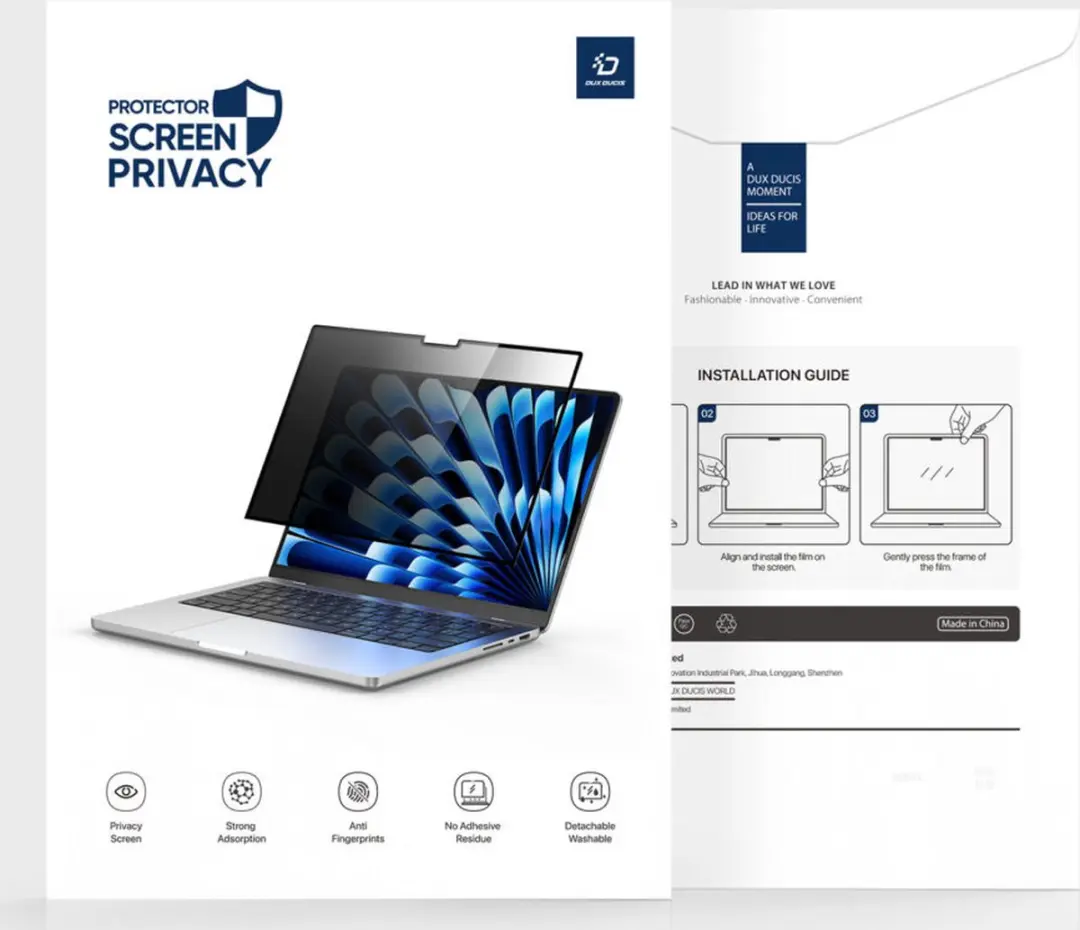 Dux Ducis Privacy Screenprotector 6934913007440 - MacBook Pro 15.4