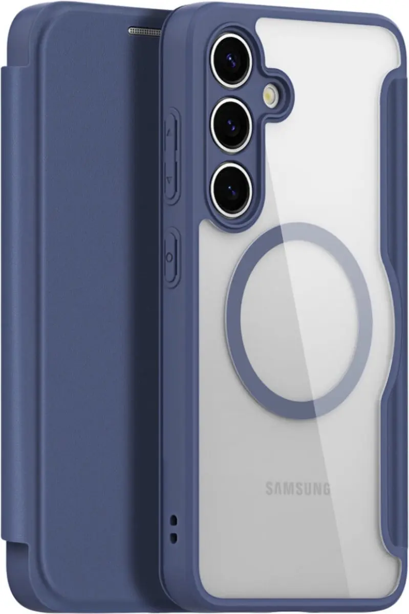 Dux Ducis Skin X Pro Book Case Telefoonhoesje S24 Plus - Donkerblauw