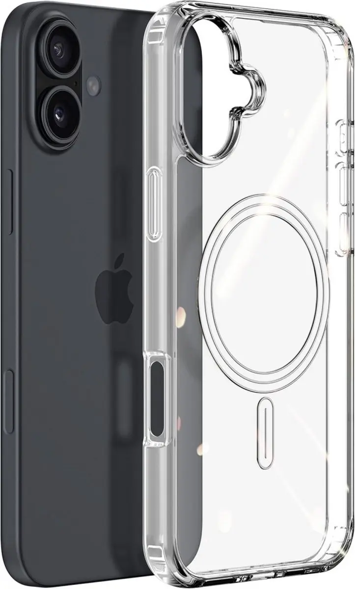 Dux Ducis iPhone 16 Plus Hoesje - Magnetisch - Transparant - MPN 8720791564636 - afbeelding 5 van 6