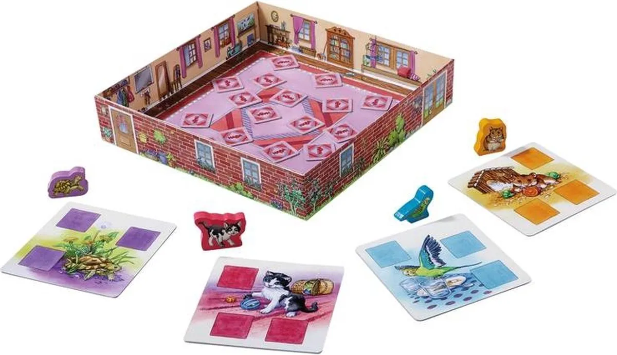 Haba Spel Kinderspel Speelpret huisdieren spelen, puzzelen en voorlezen