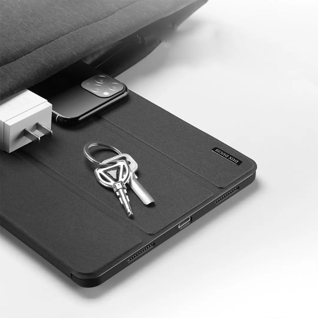 Dux Ducis Smart Tri-Fold Hoesje iPad Pro 12.9 (2021) A2021-32 - Zwart