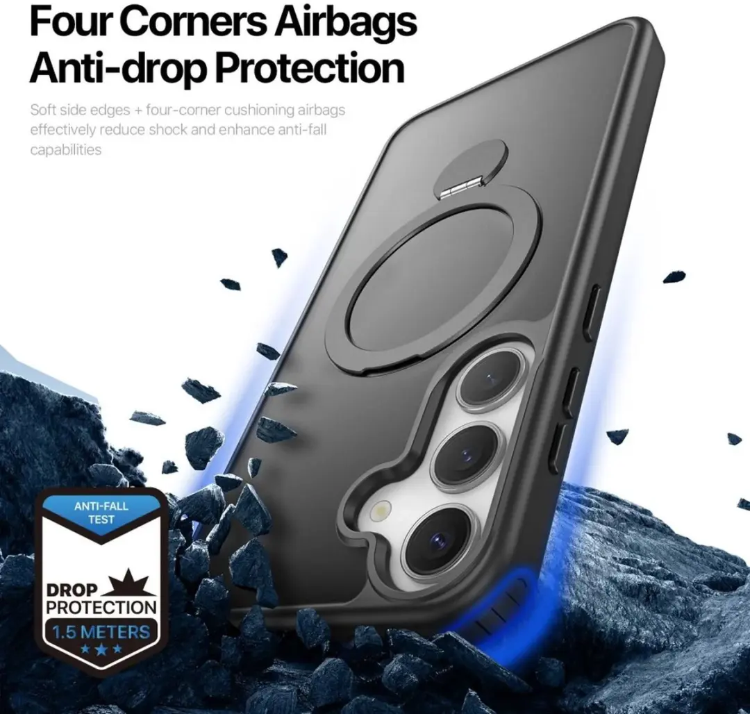 Dux Ducis Yind Magnetic Hoesje Samsung Galaxy S25 Plus - Zwart