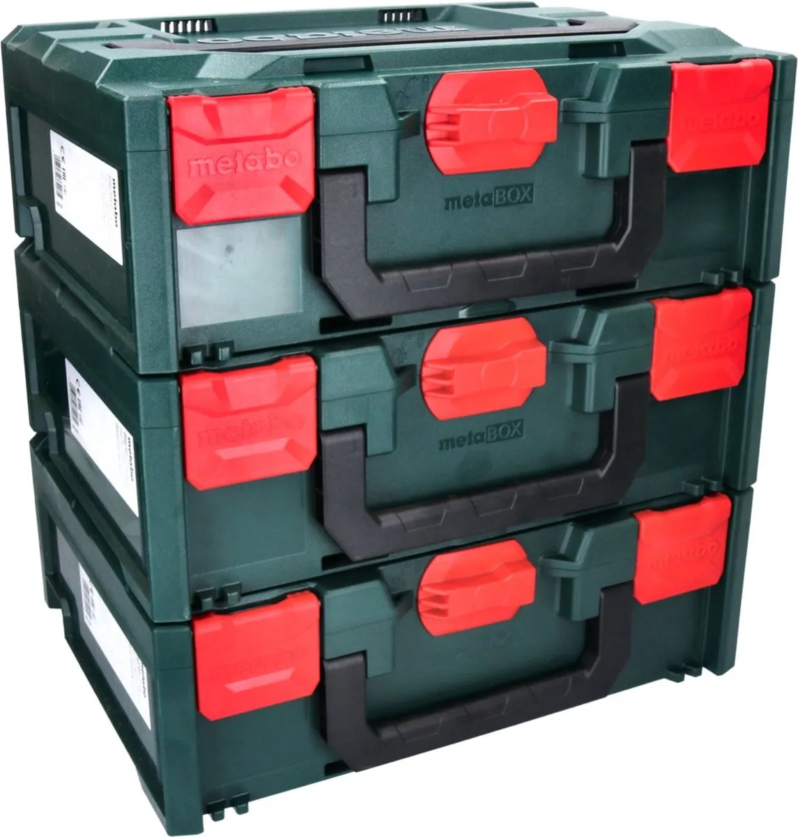 Metabo metaBOX 145 Set 3x Stapelbare Gereedschapskoffer