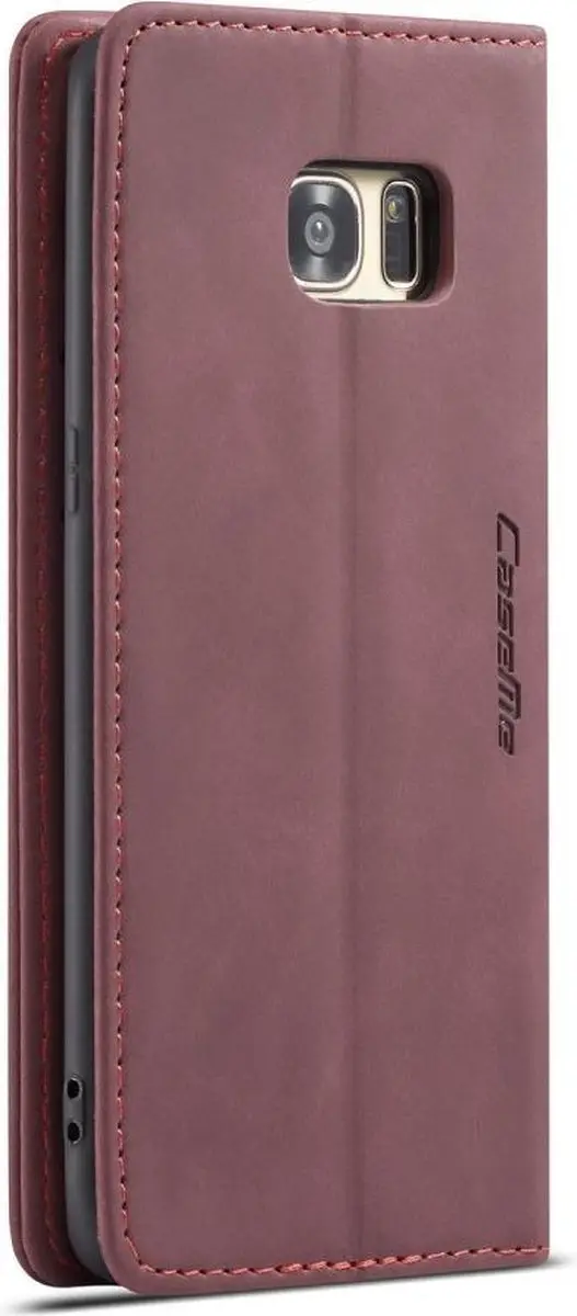 Caseme Book Case Samsung Galaxy S7 Edge - 2 Pasjes - Bordeaux
