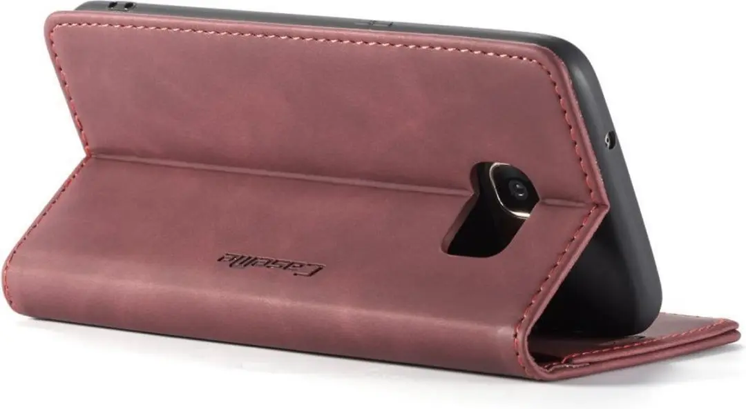 Caseme Book Case Samsung Galaxy S7 Edge - 2 Pasjes - Bordeaux
