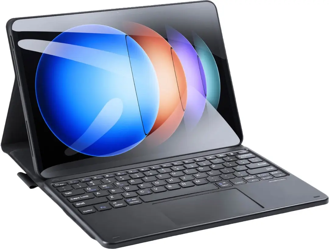 Dux Ducis QWERTY Bluetooth Keyboard Bookcase voor de Xiaomi Pad 6S Pro 12.4