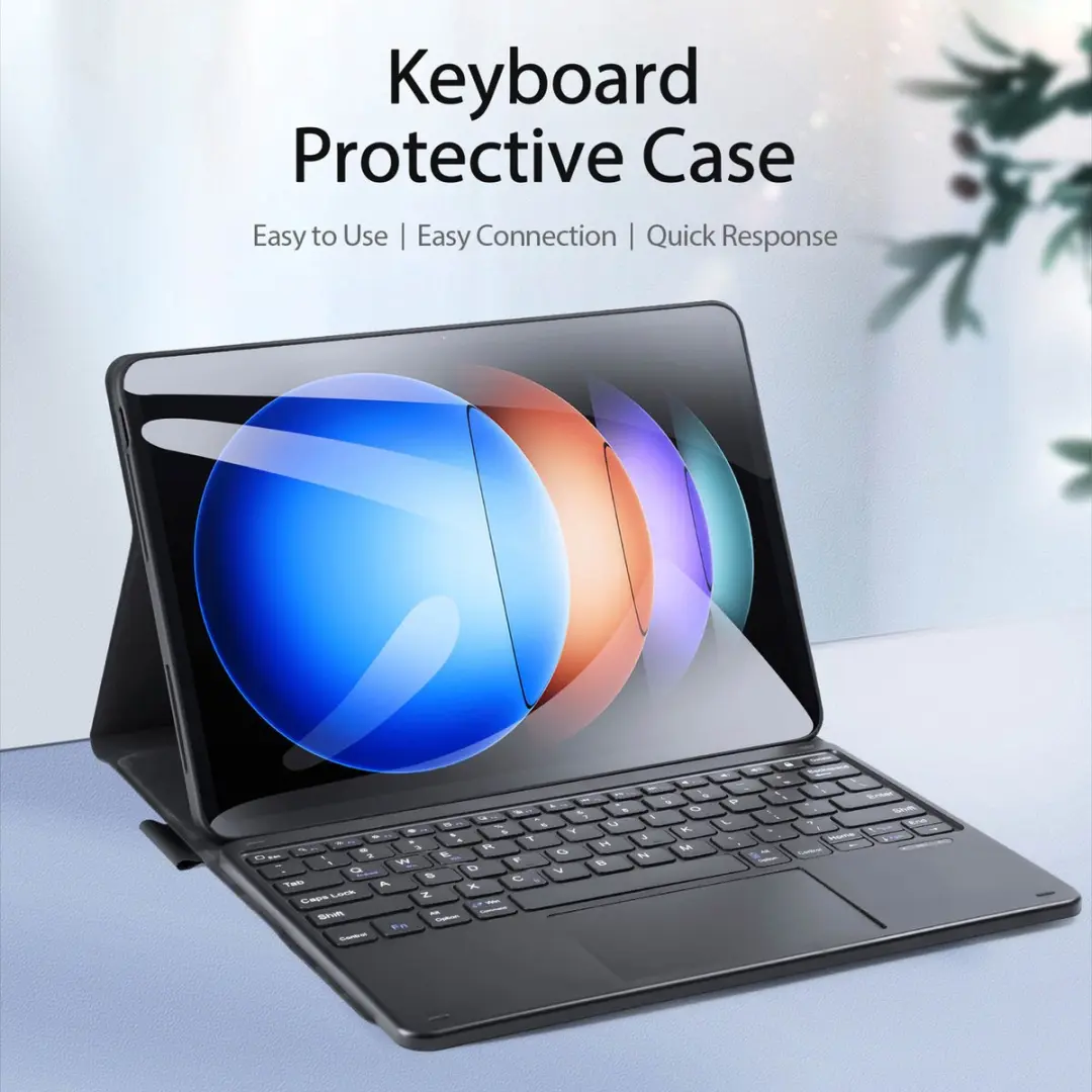 Dux Ducis QWERTY SH00075148 Bluetooth Keyboard - Xiaomi Pad 6S Pro 12.4" - Zwart