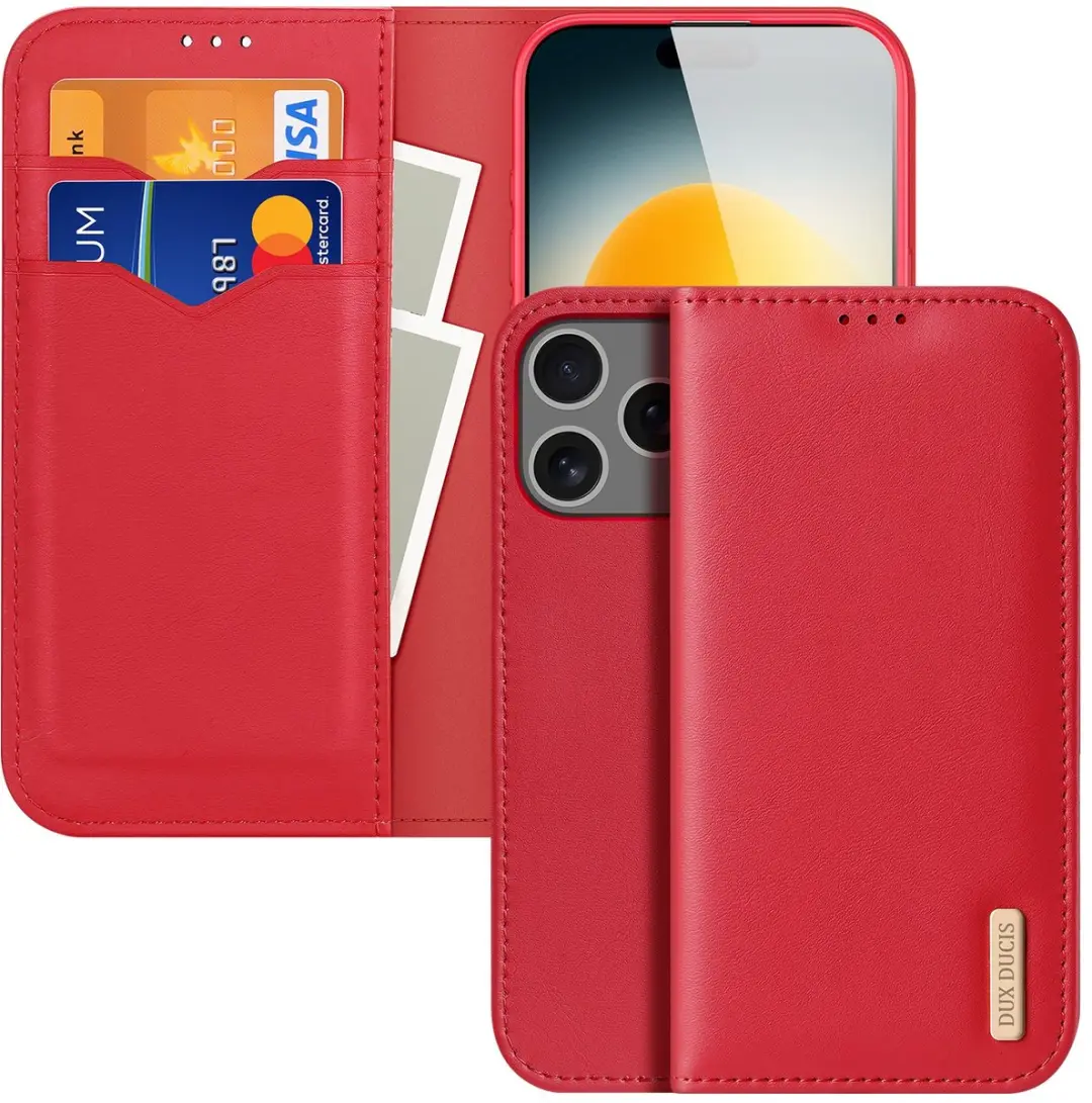 Dux Ducis Hivo Hoesje iPhone 17 Pro - Rood