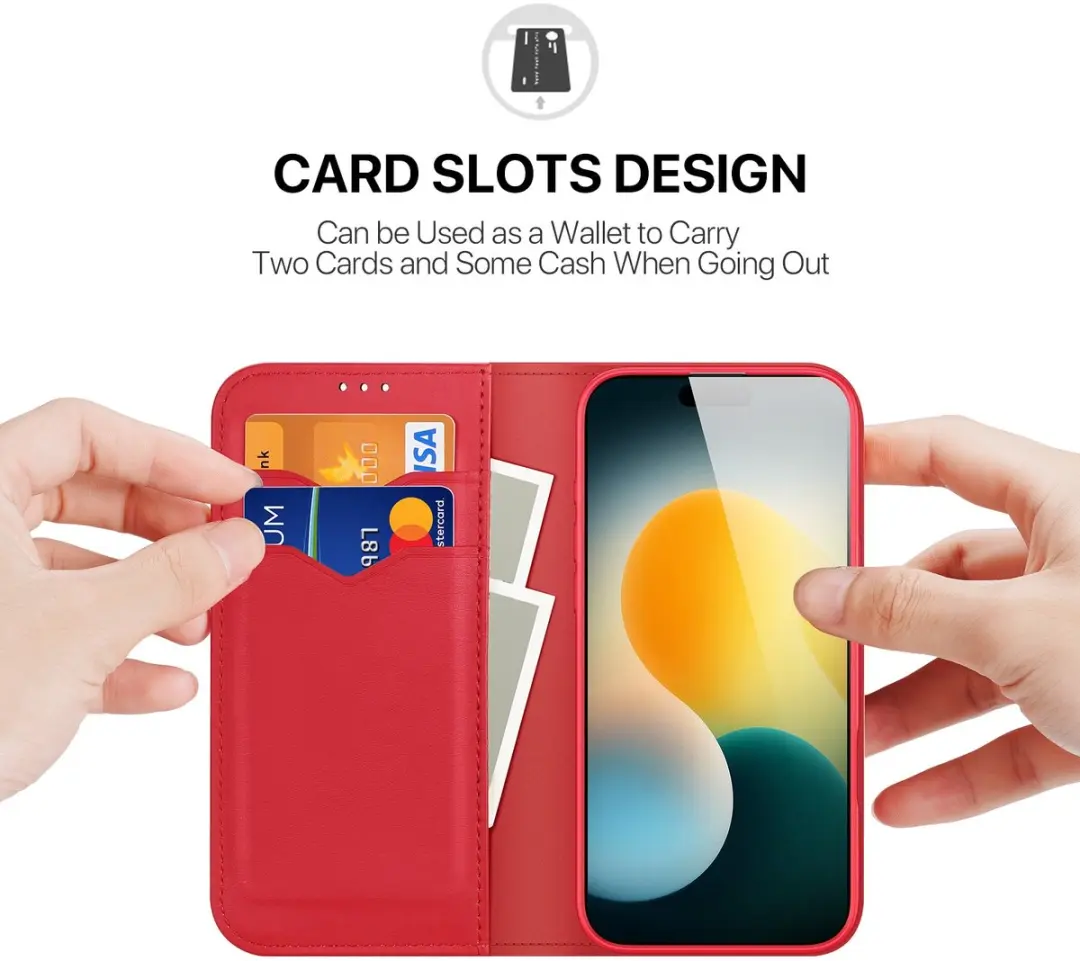 Dux Ducis Hivo Hoesje iPhone 17 Pro - Rood