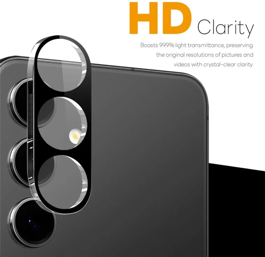 NORTHJO 9H Tempered Glass Camera Lens Protector - Samsung Galaxy S25 FE - Zwart