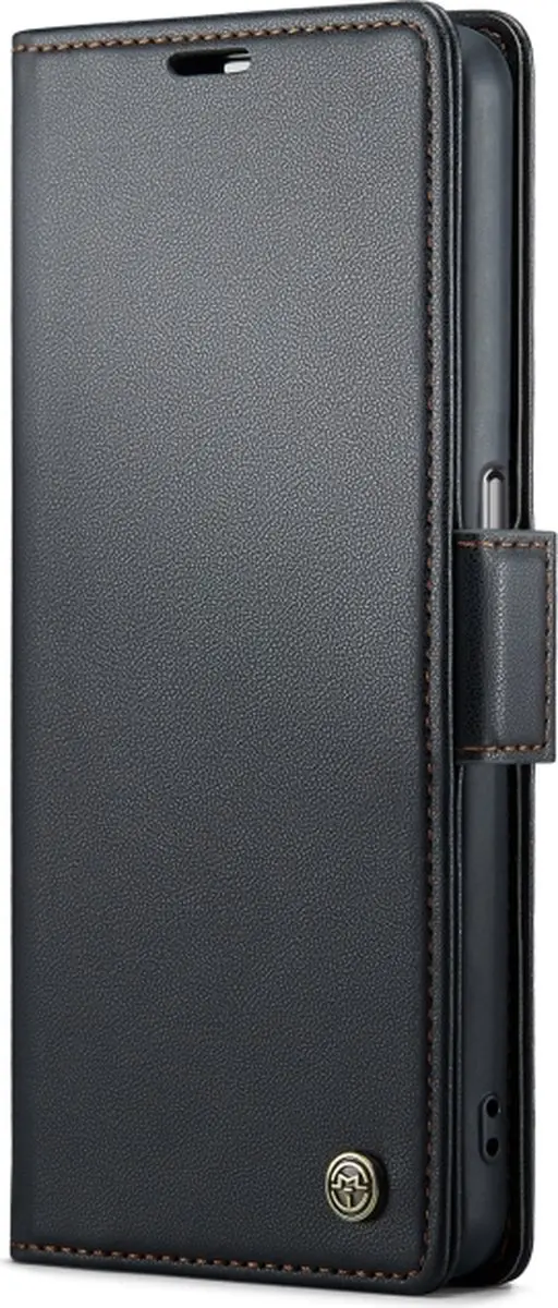 CaseMe Wallet Case OPPO A96 - RFID & Magneetsluiting - 3 Pasjes - Zwart - afbeelding 6 van 6