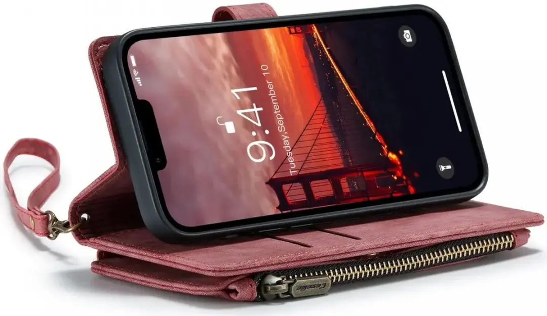 Caseme C30 Hoesje iPhone 14 - Rood