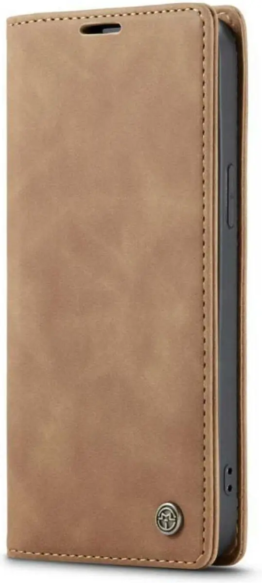 Caseme Retro Wallet Case CSM-37180 - iPhone 14 Pro - 2 Pasjes - Bruin