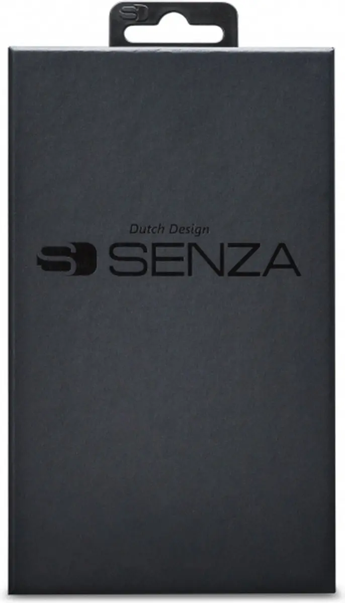 Senza Pure Serie WALCS1088 iPhone 12 Mini Hoesje - Echt Leer - Deep Black