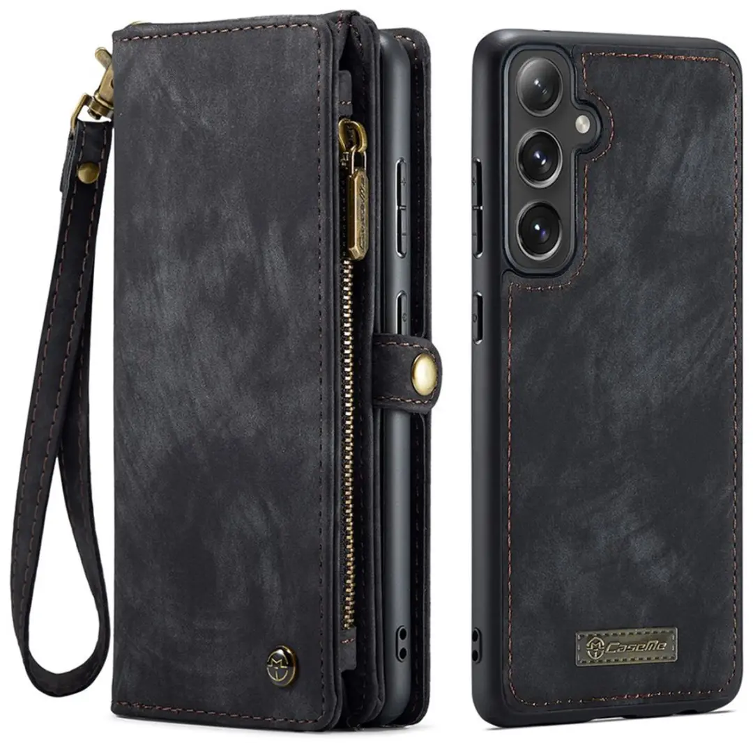 Caseme CSM8-SGA36B Bookcase Hoesje - Samsung Galaxy A36 - 10 Pasjes - Zwart