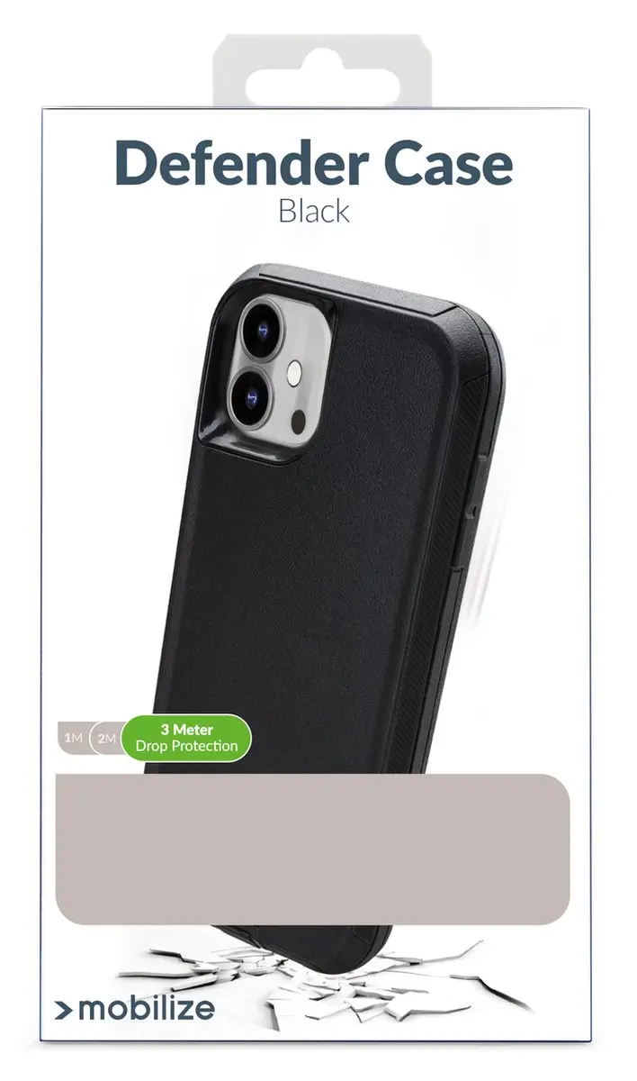 Mobilize Defender MOB-DCB-IPHSE2020 iPhone 6 Hoesje - Zwart