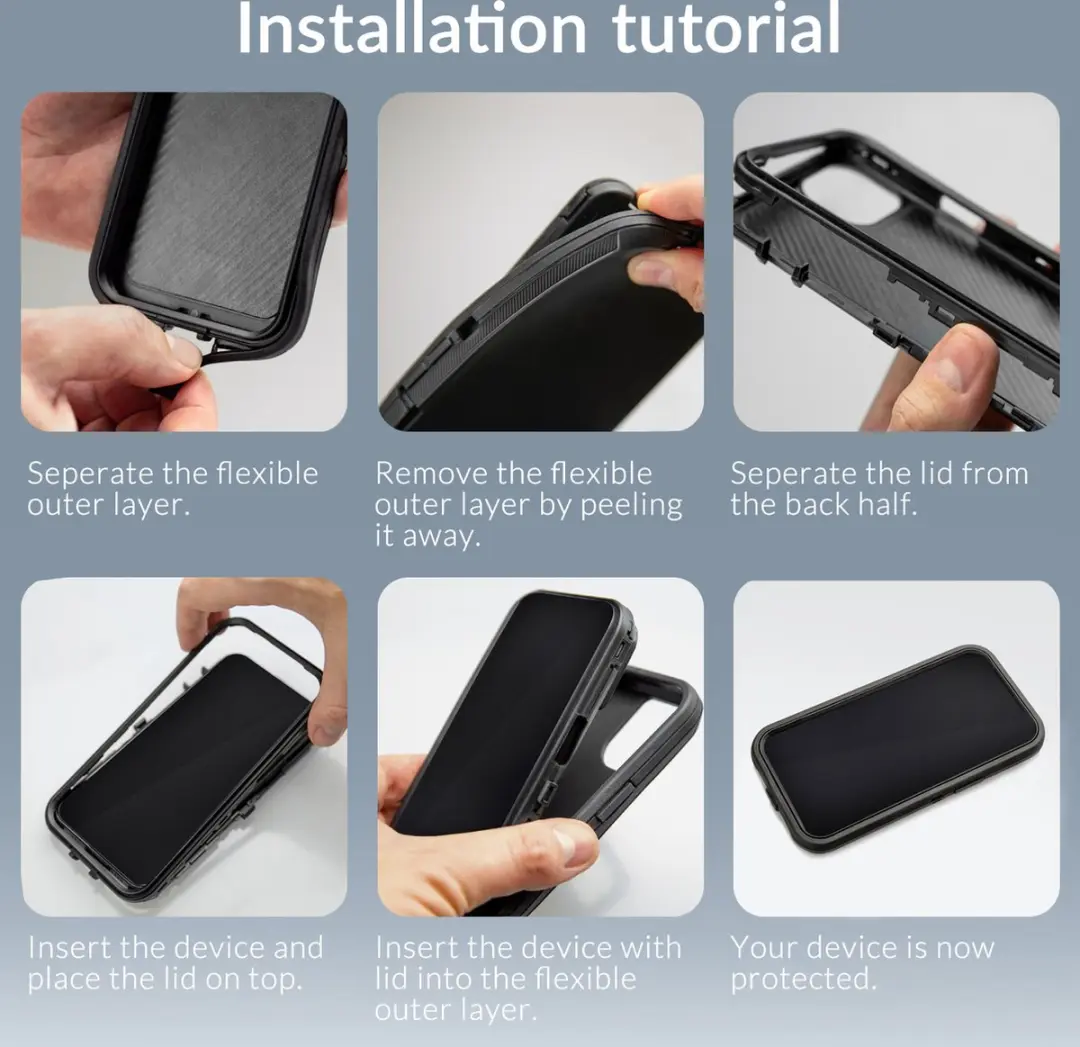 Mobilize Defender MOB-DCB-IPHSE2020 iPhone 6 Hoesje - Zwart