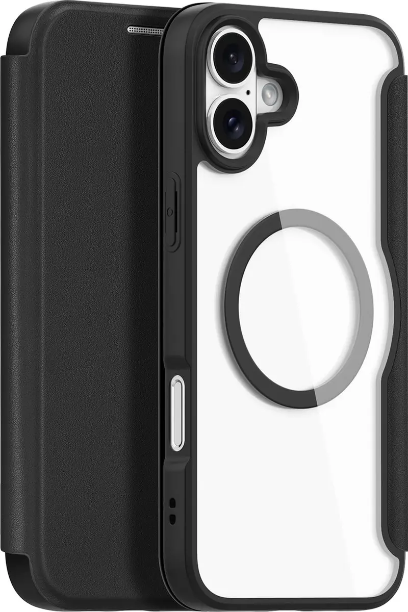 Dux Ducis iPhone 16 Plus Hoes - MagSafe - Zwart