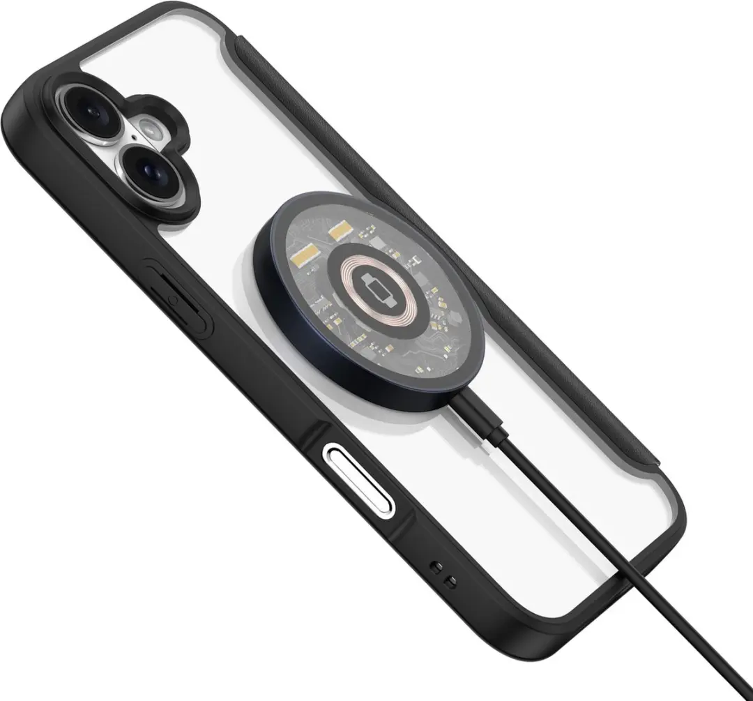 Dux Ducis iPhone 16 Plus Hoes - MagSafe - Zwart - afbeelding 6 van 6