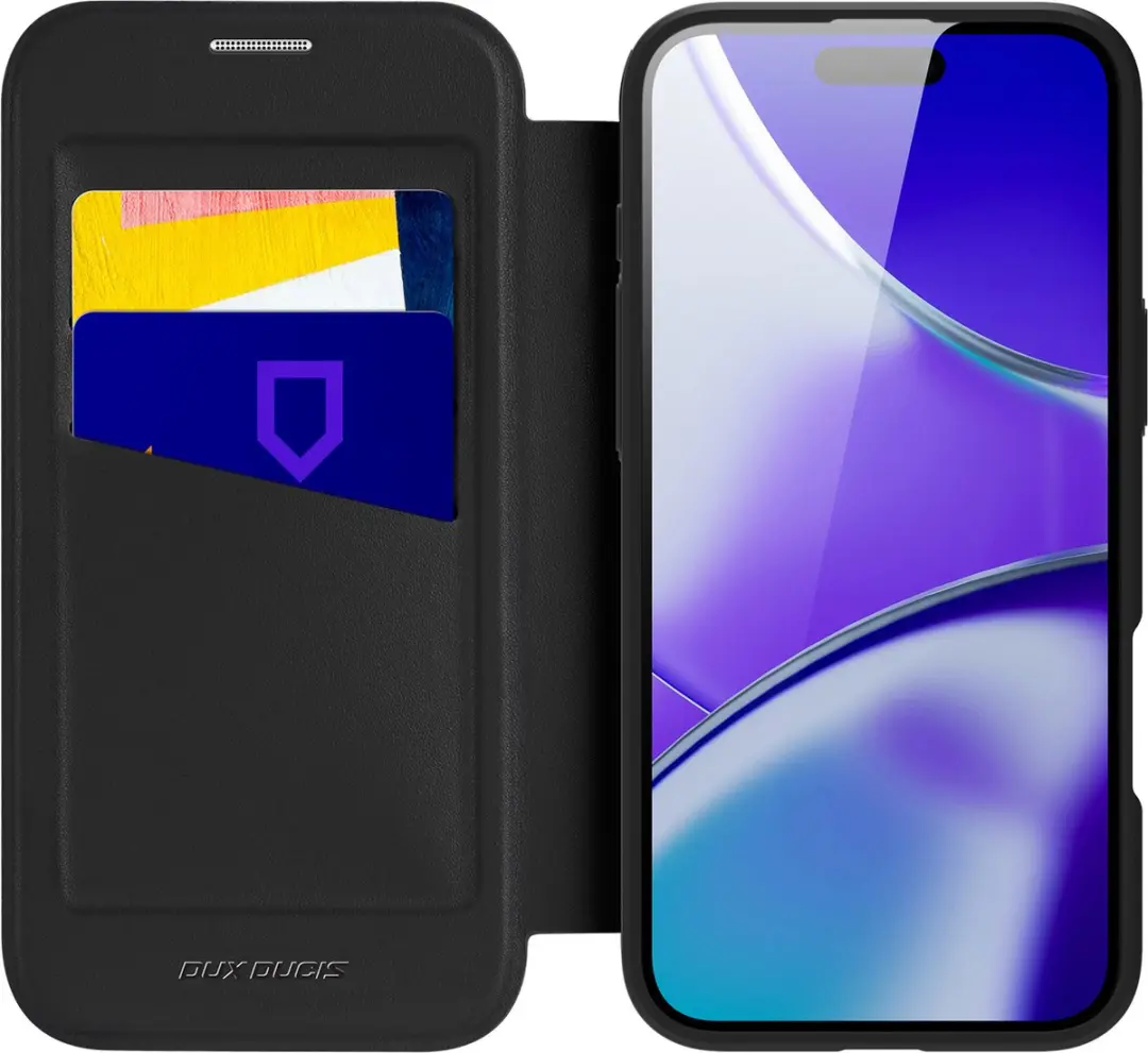 Dux Ducis iPhone 16 Plus Hoes - MagSafe - Zwart