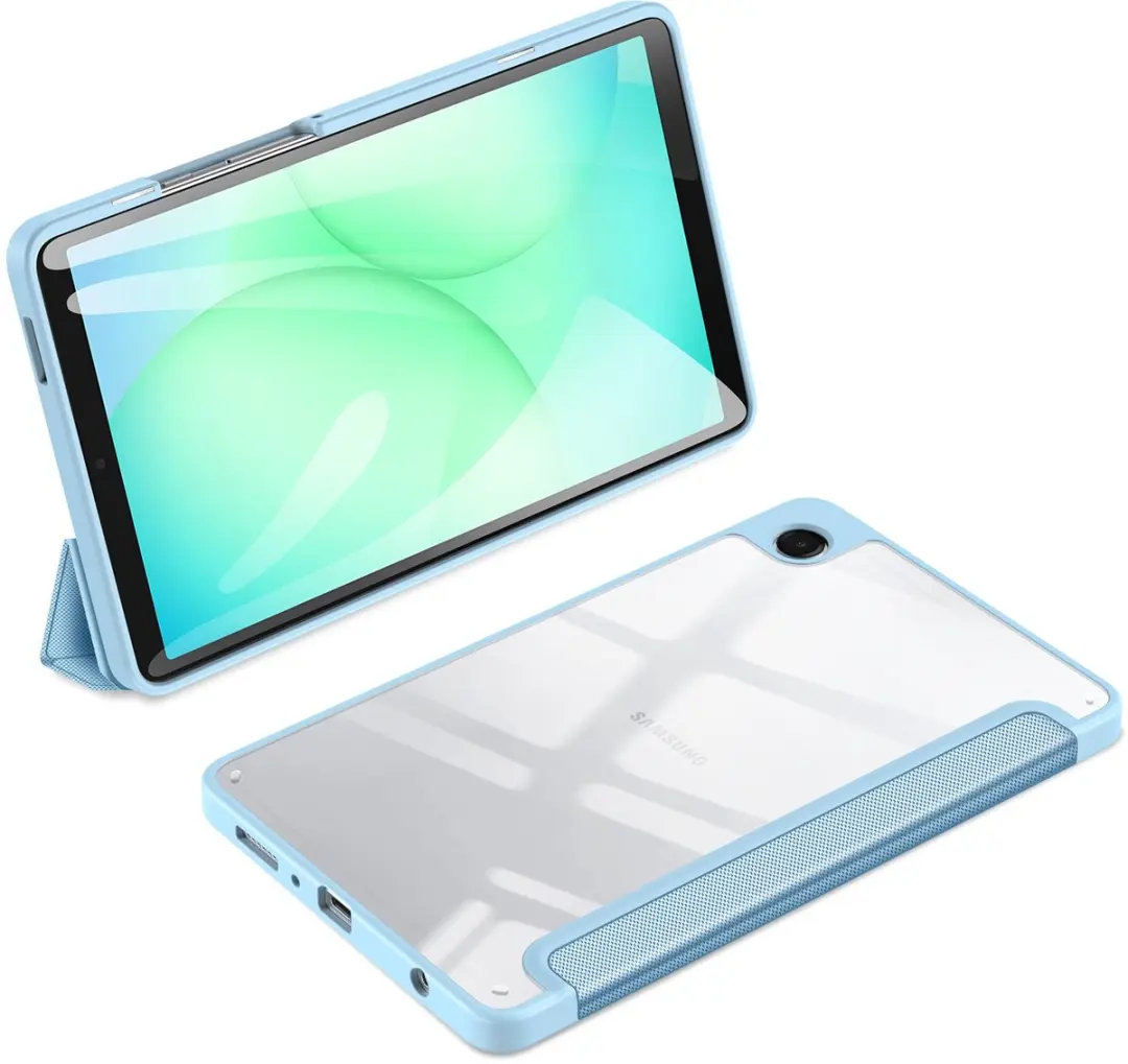 Dux Ducis Tablethoes Samsung Galaxy Tab A11/A9 - Blauw - afbeelding 6 van 6