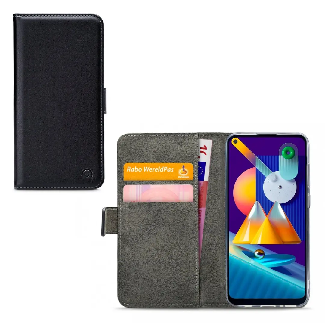 Mobilize Classic Gelly Wallet Bookcase Samsung Galaxy M11 - 2 Pasjes - Zwart
