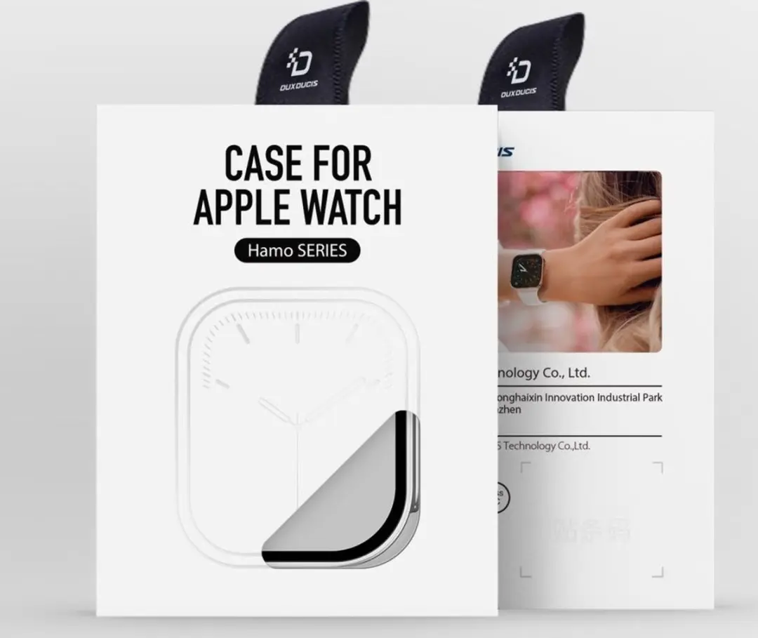 Dux Ducis Hamo Hoesje Apple Watch Ultra 49mm - Zilver