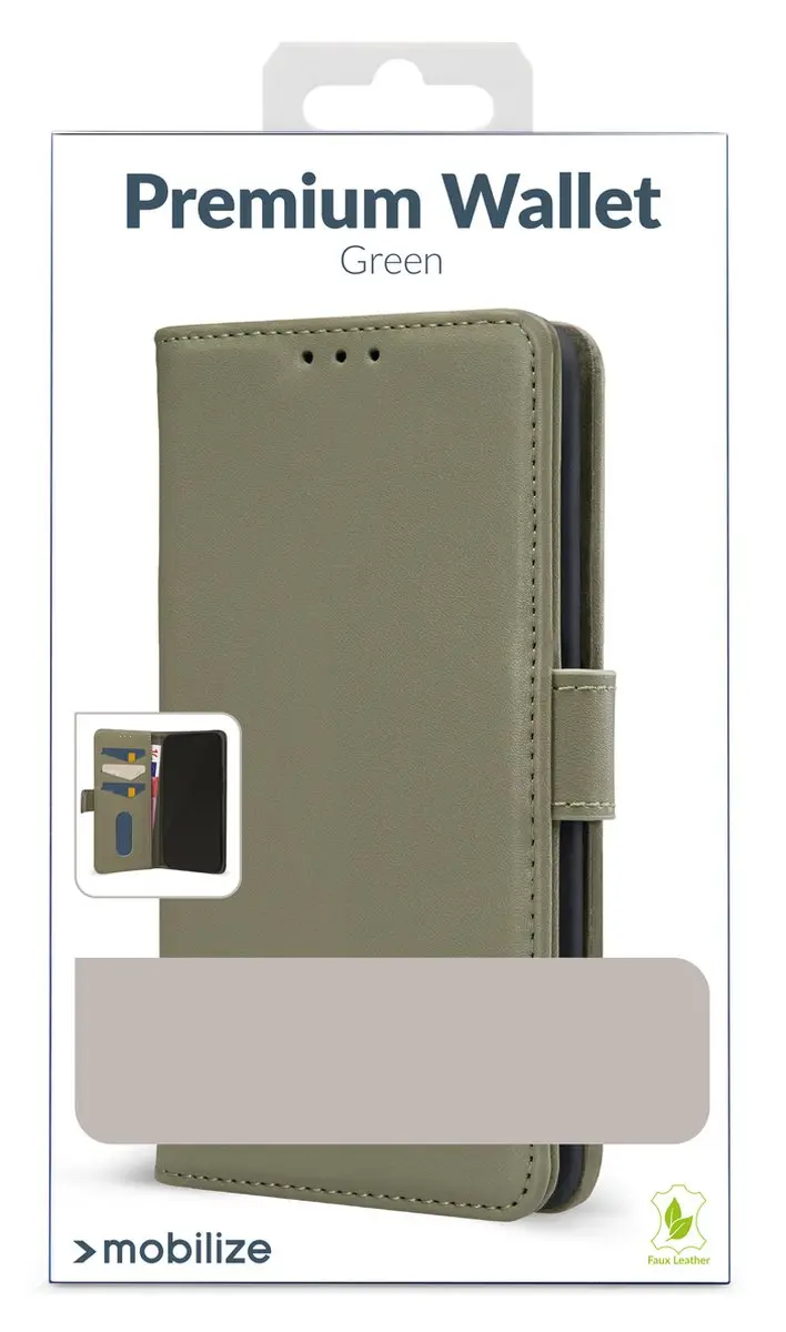 Mobilize Premium Gelly Wallet Bookcase Galaxy A24 - Groen