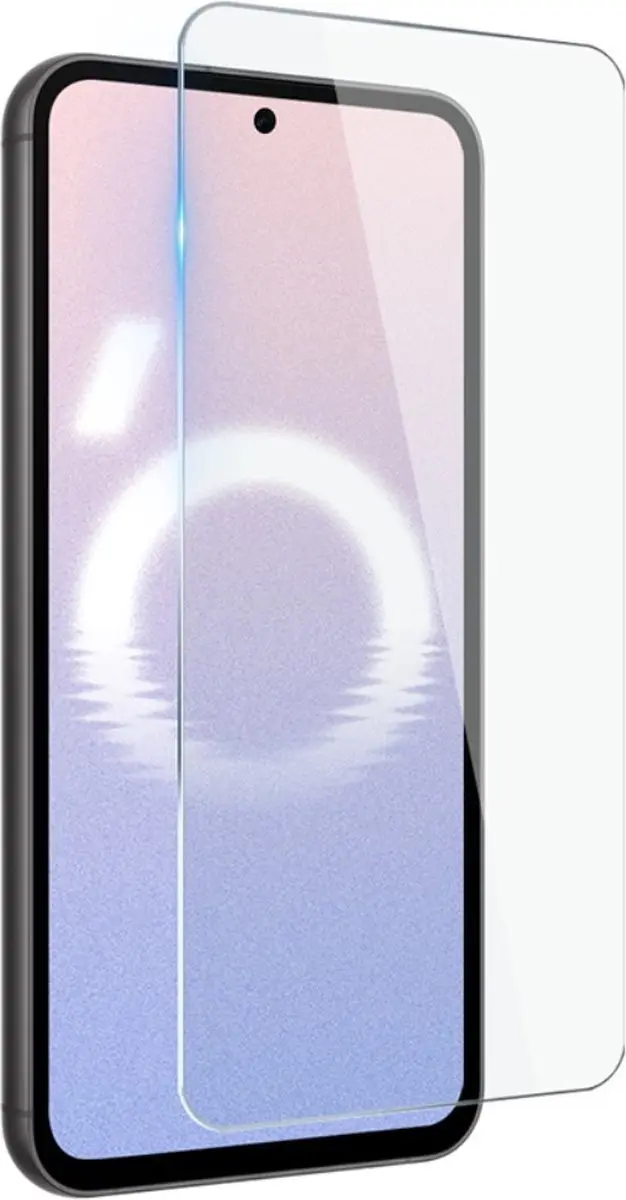NORTHJO Hoesje Samsung Galaxy S24 FE - Transparant TPU met Glas