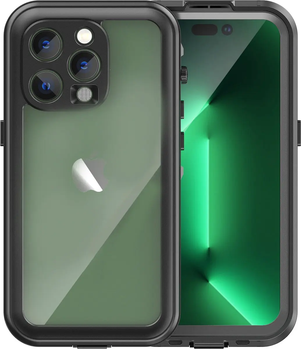 Redpepper Dot Plus Waterproof Backcover iPhone 14 Pro - Zwart