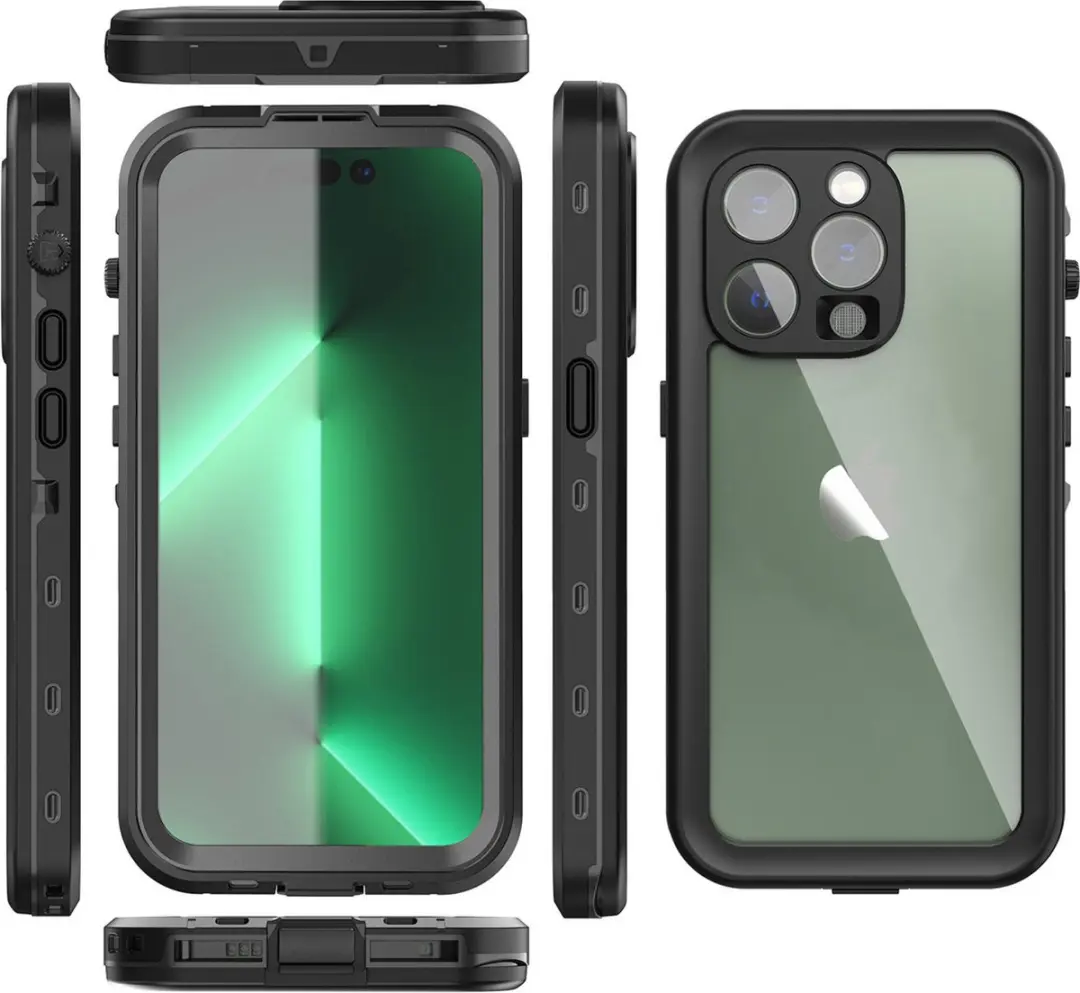 Redpepper Dot Plus Waterproof Backcover iPhone 14 Pro - Zwart