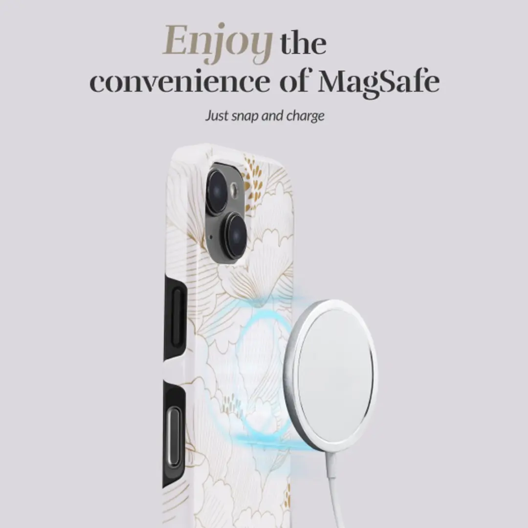 Mobilize MIO White Roses iPhone 17 Pro Max Hoesje - MagSafe - Wit