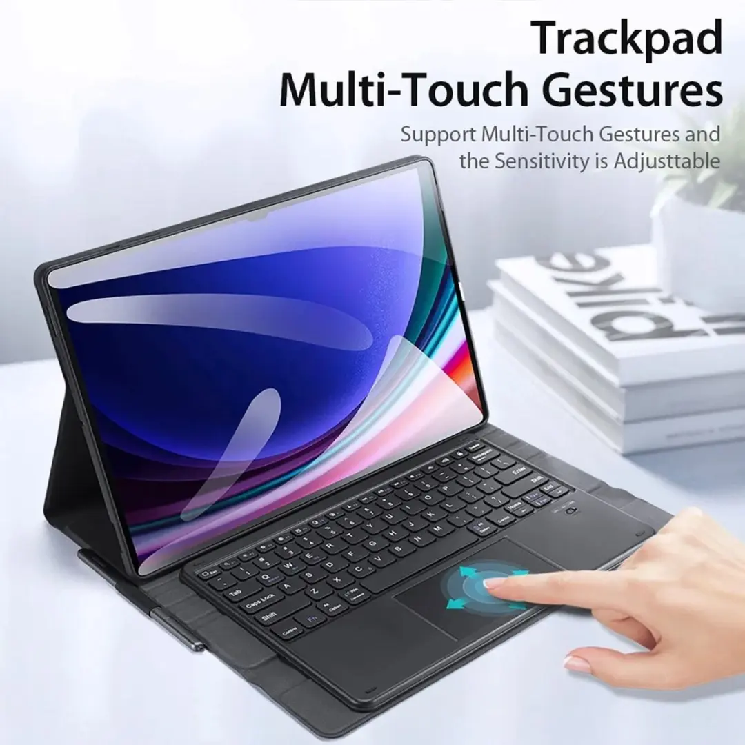 Dux Ducis Tablettoetsenbord S10 Ultra - Zwart