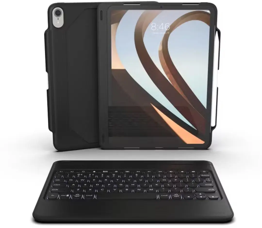 ZAGG Rugged Book Go Bluetooth toetsenbord Frans voor Apple iPad Pro 11 inch Zwar